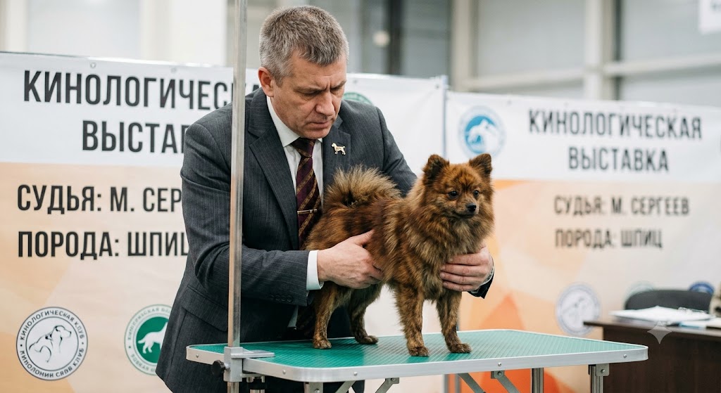 По строгим правилам международной федерации тигровый шпиц считается племенным браком по окрасу.